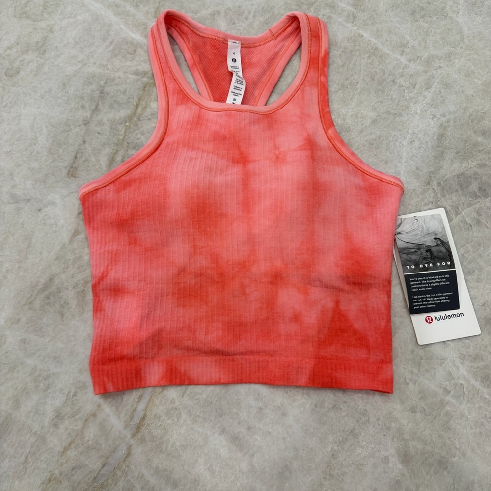 NWT!! Lululemon Ebb to Street Cropped Tank